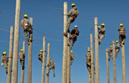 Pole climbing and safety procedures